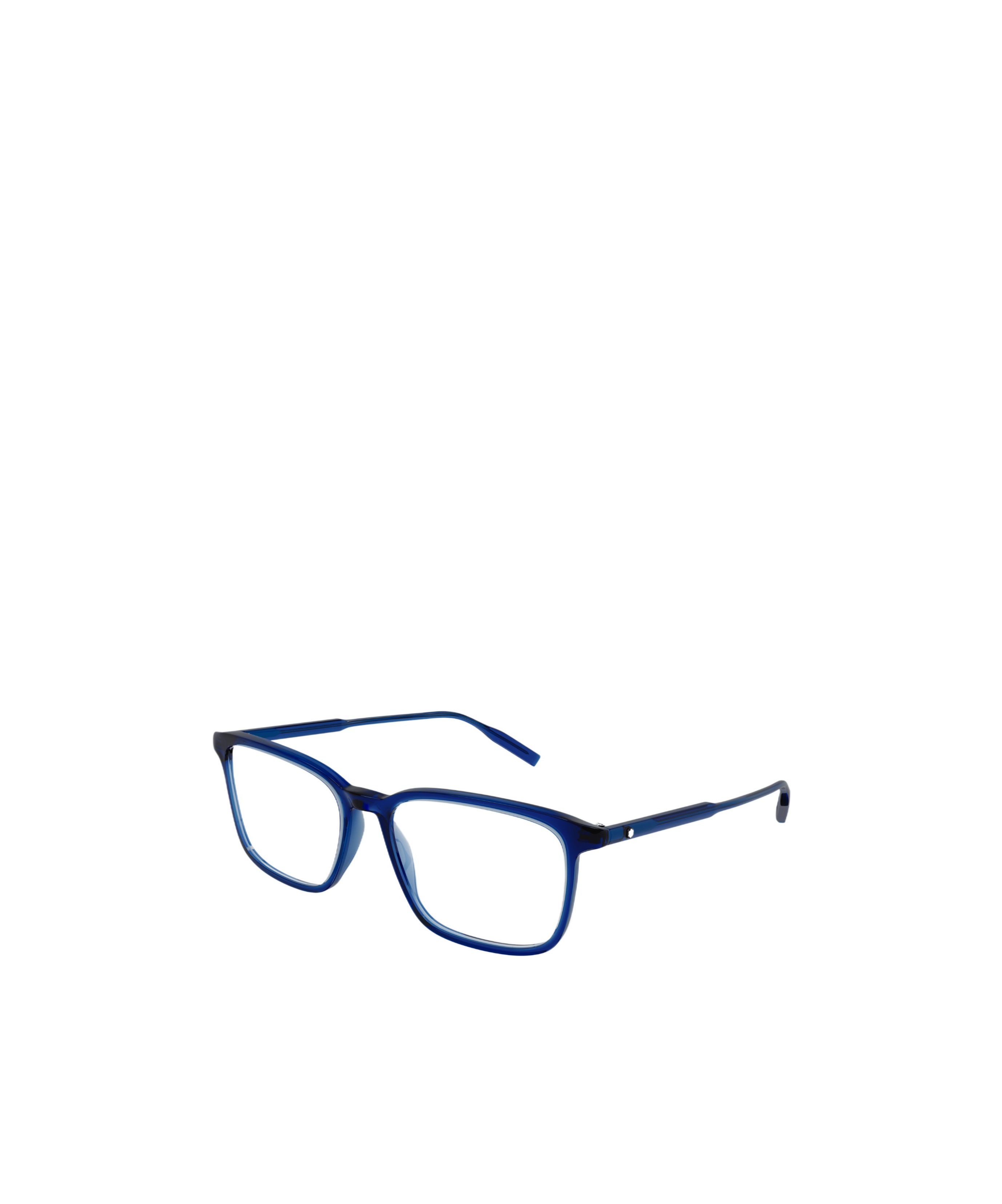 Montblanc Rectangle-frame Glasses In Blue