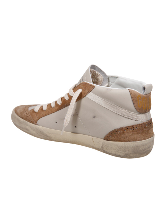 Golden Goose Lace-up High-top Casual Shoes In Gray
