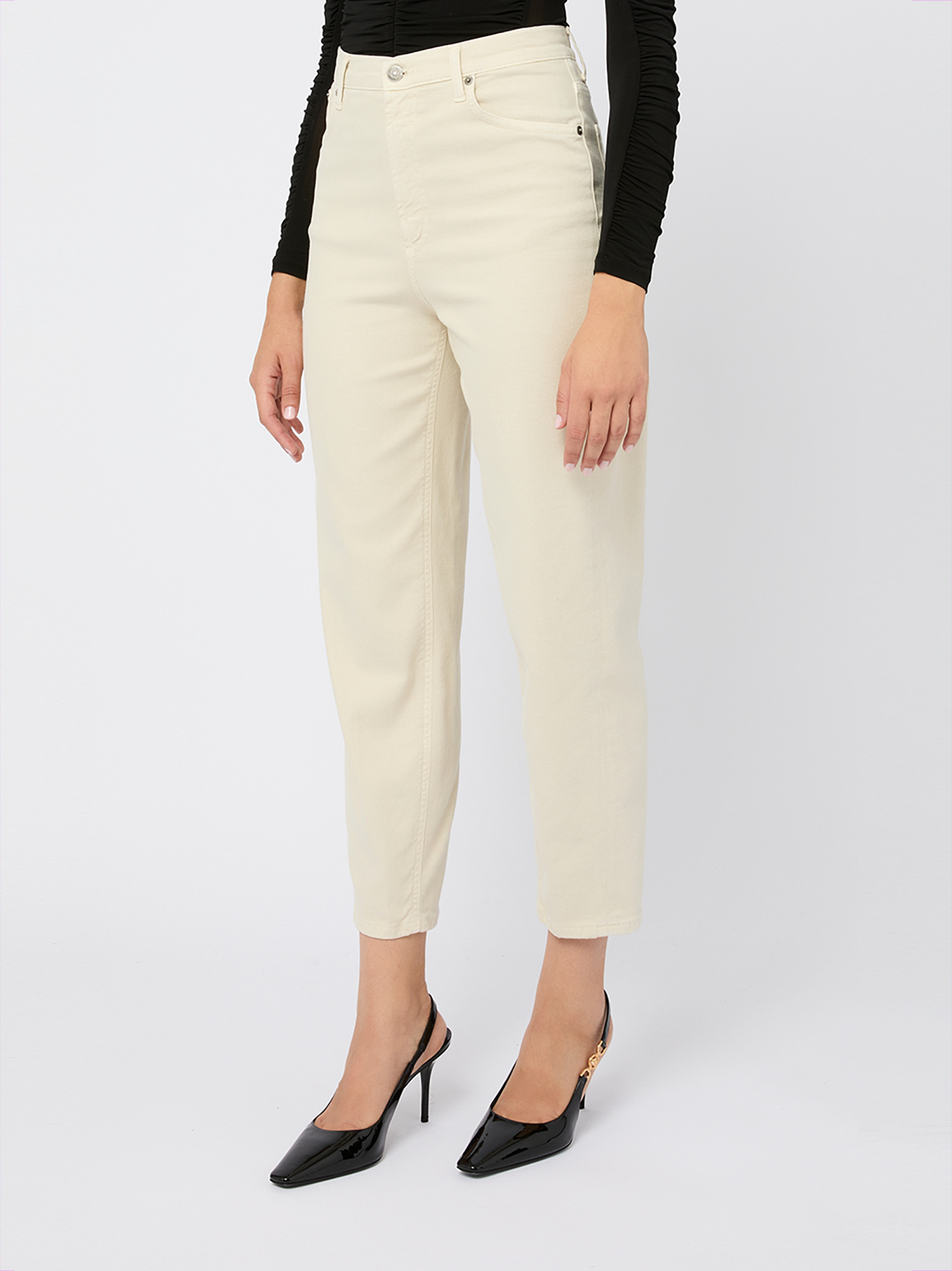 Dondup Belt-loop Jeans In Nude