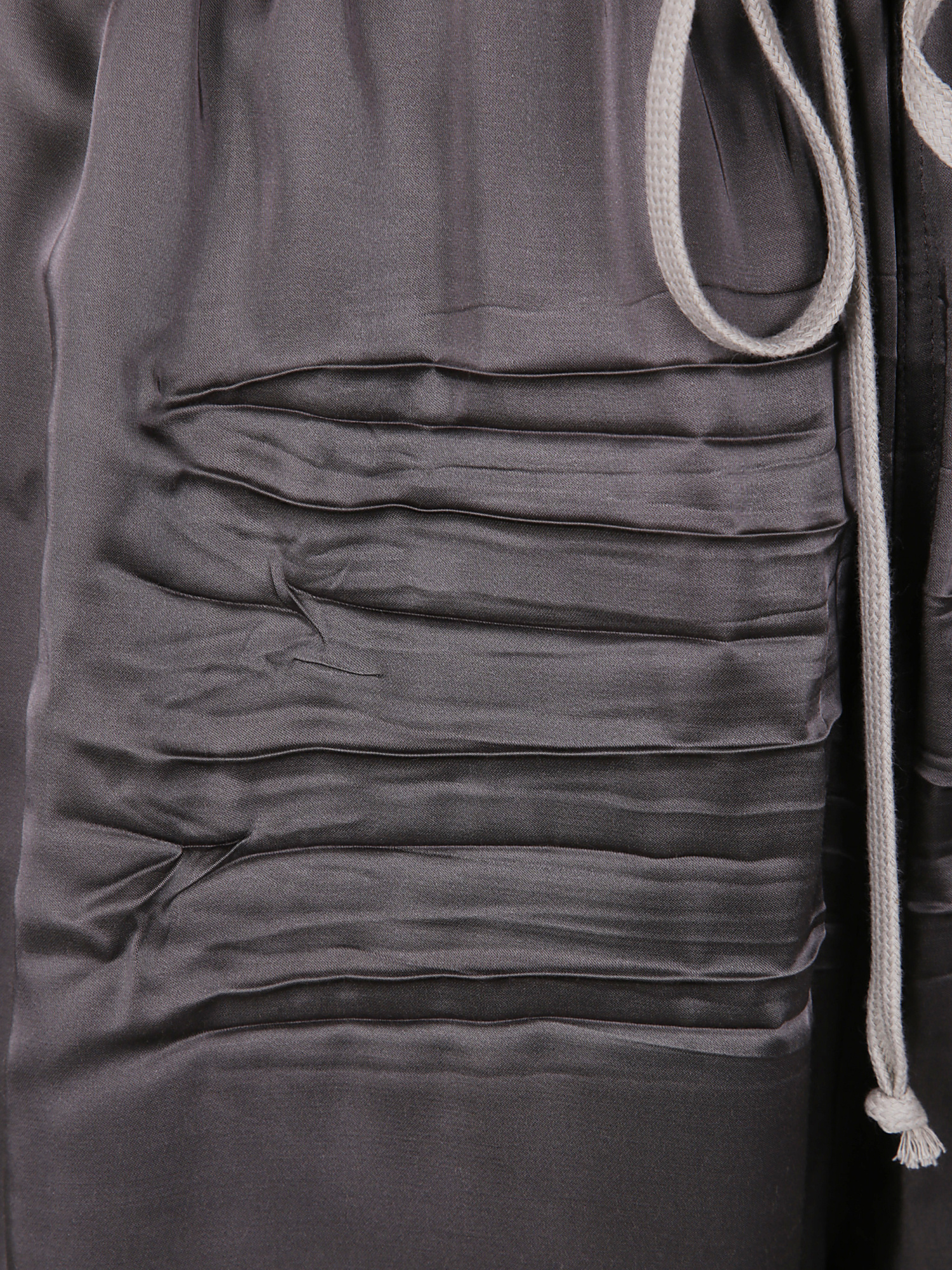 RICK OWENS ELASTIC DRAWSTRING WAIST SHORTS