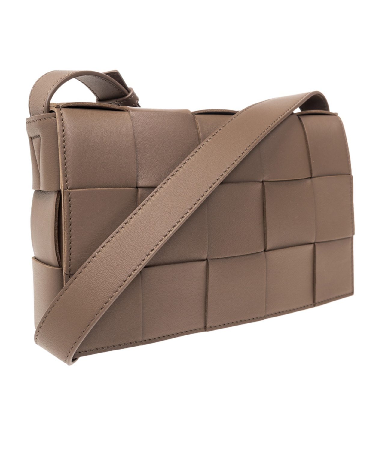 Bottega Veneta Small Cassette Crossbody Bag In Brown