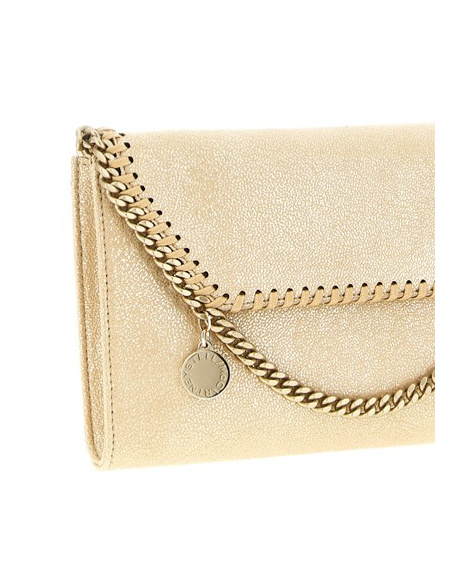 Stella Mccartney Flap Shoulder Bag In Brown