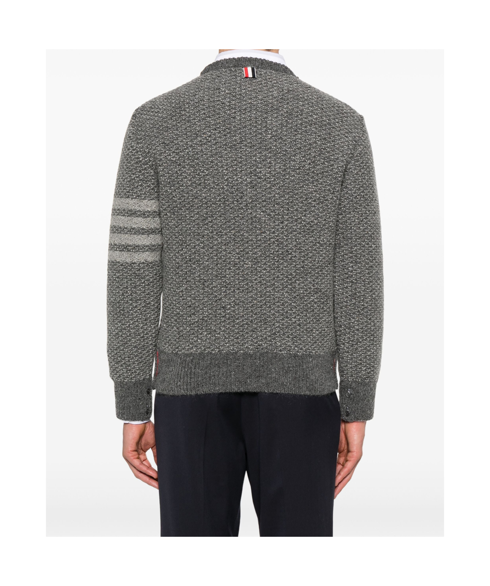 Thom Browne 'lightweight 4-bar Kn In Gray