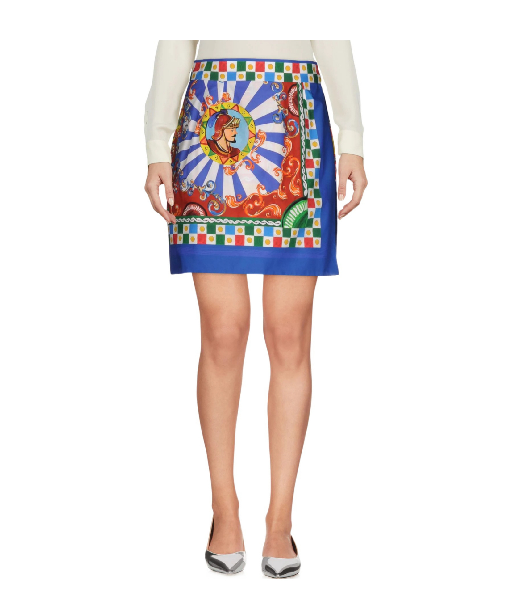 Dolce & Gabbana Mini Skirts In Blue