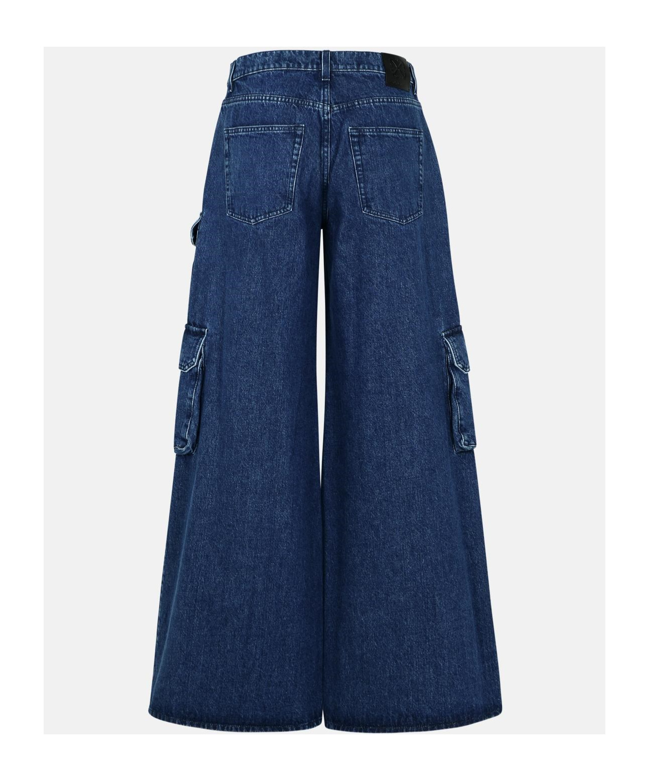 Off-white Belt-loop Jeans In Blue