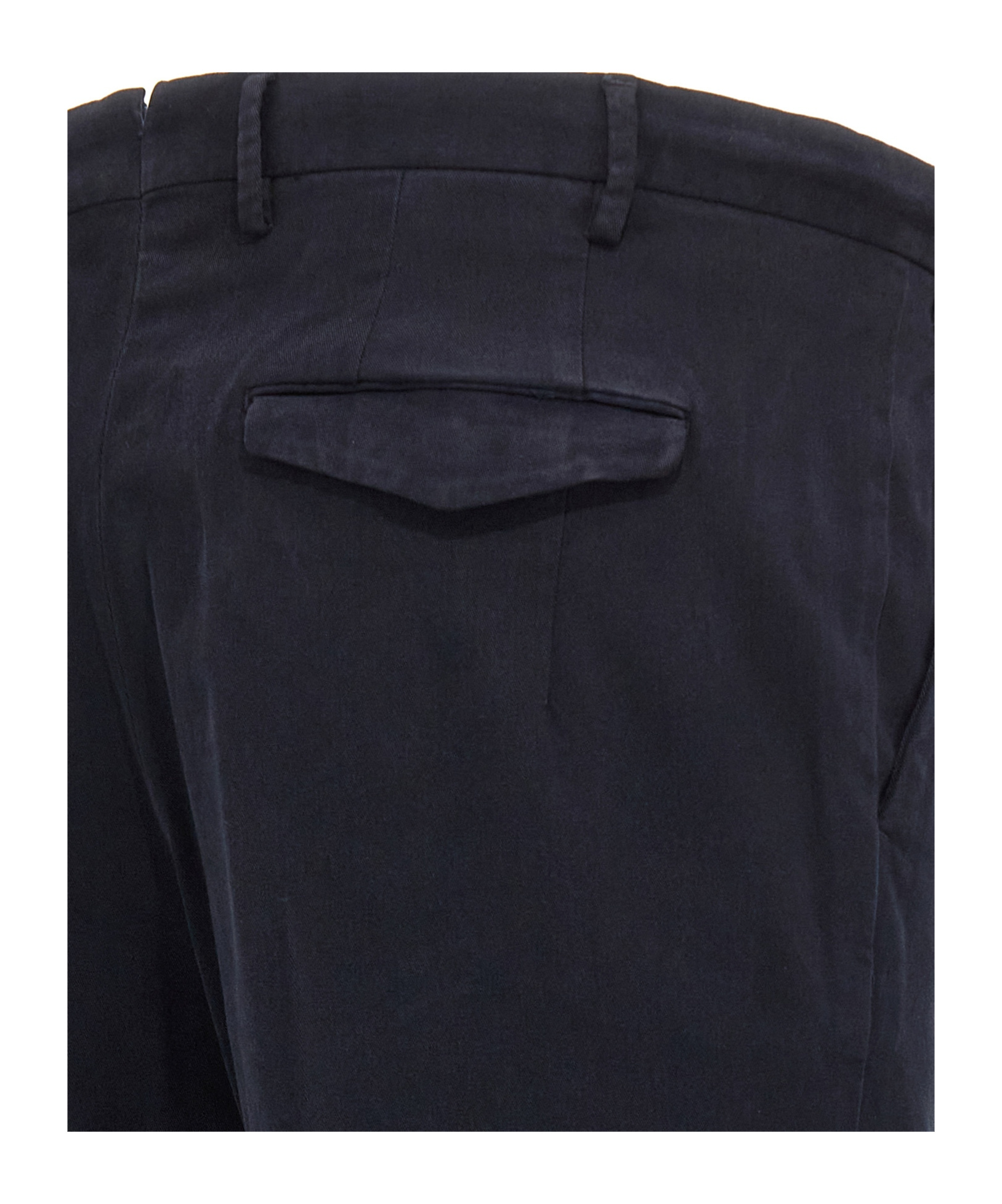 Pt Torino Tailored Black Trousers With Discreet Pockets In Black