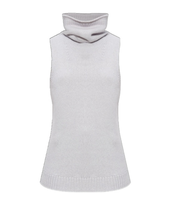Dries Van Noten Sleeveless Sweater In White