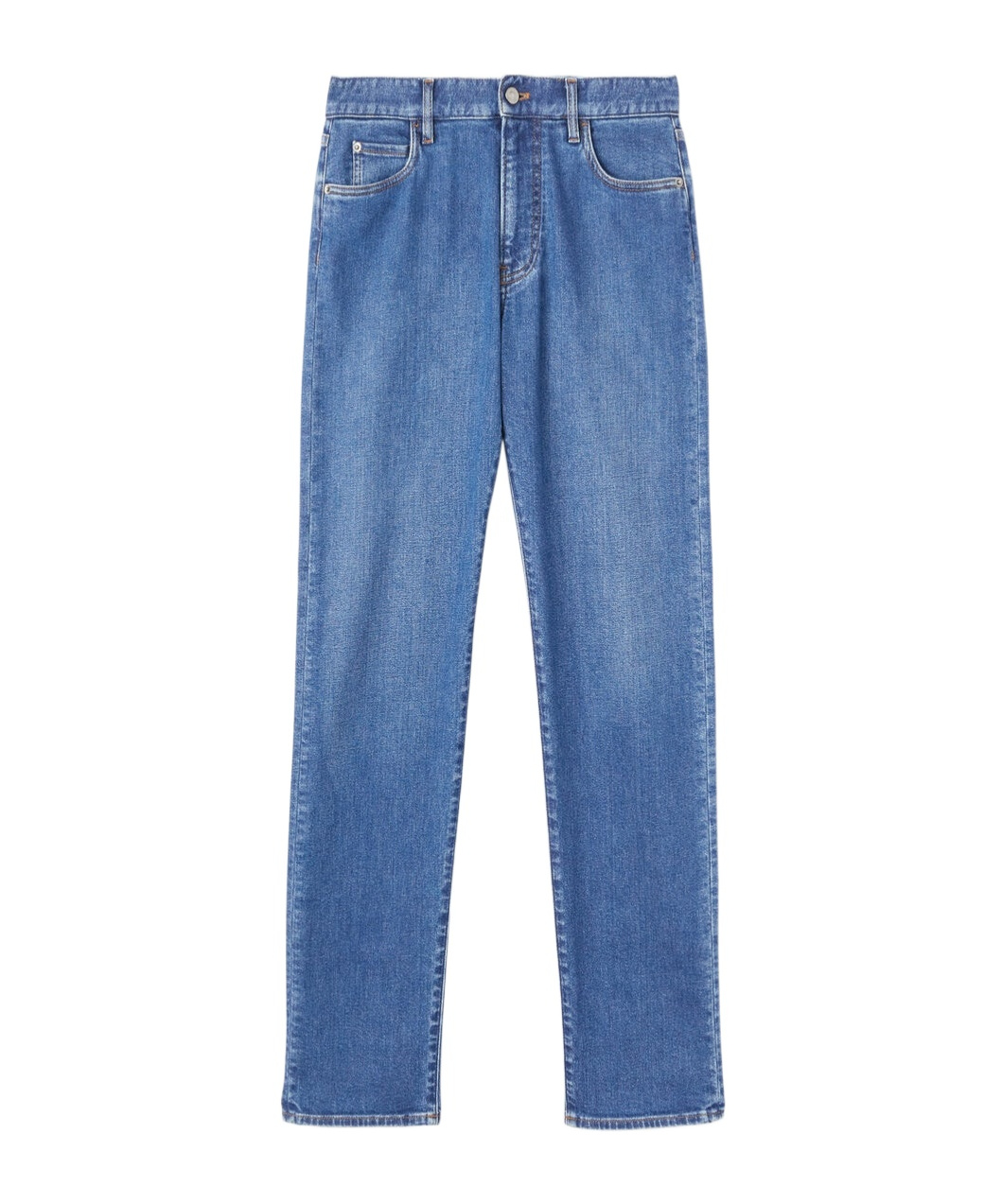 Loro Piana Belt-loop Jeans In Blue