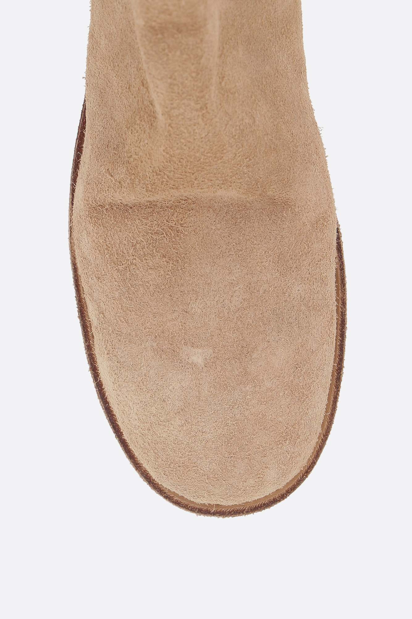 Guidi Round Toe Ankle Boots In Sand