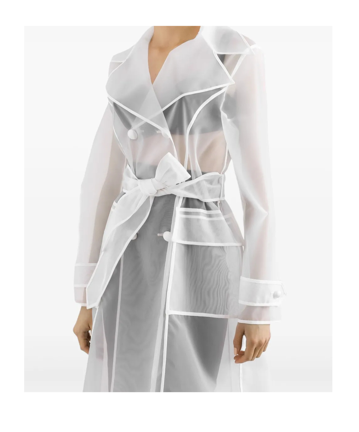Shop Dolce & Gabbana Double-breasted Trench Coat In White