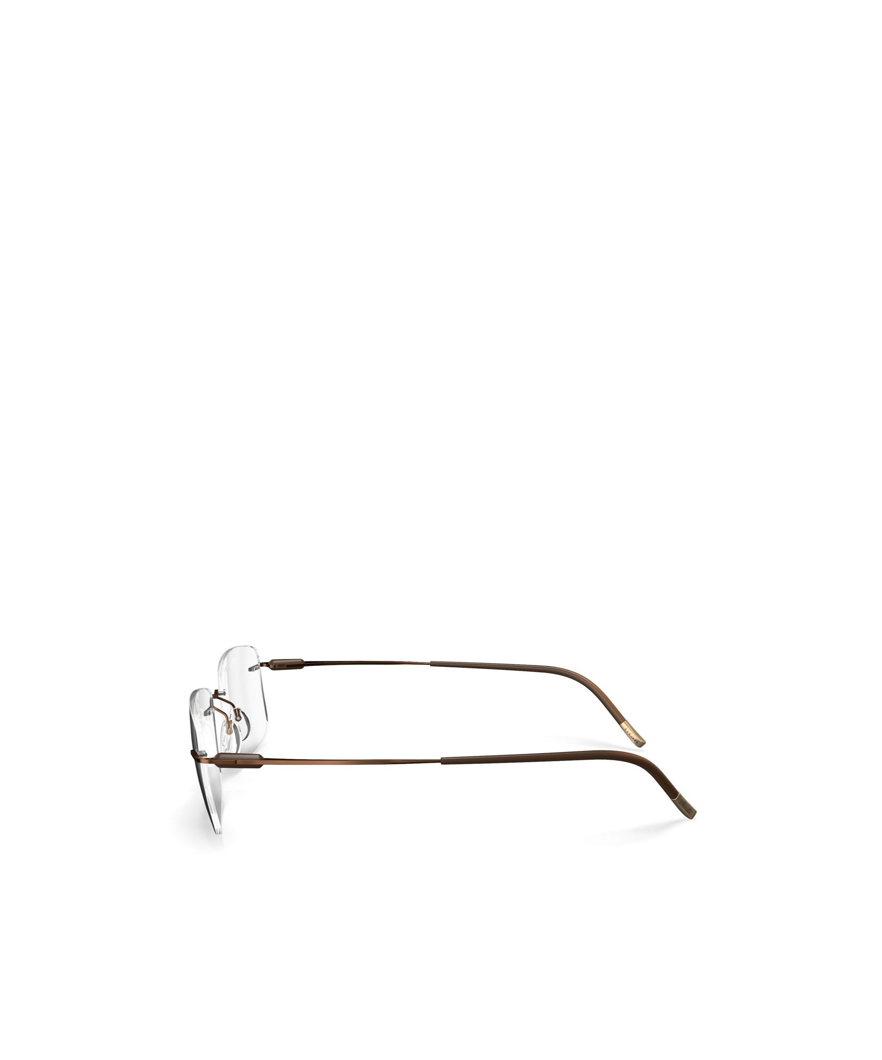 Silhouette Geometrically Framed Flat Mirror In White
