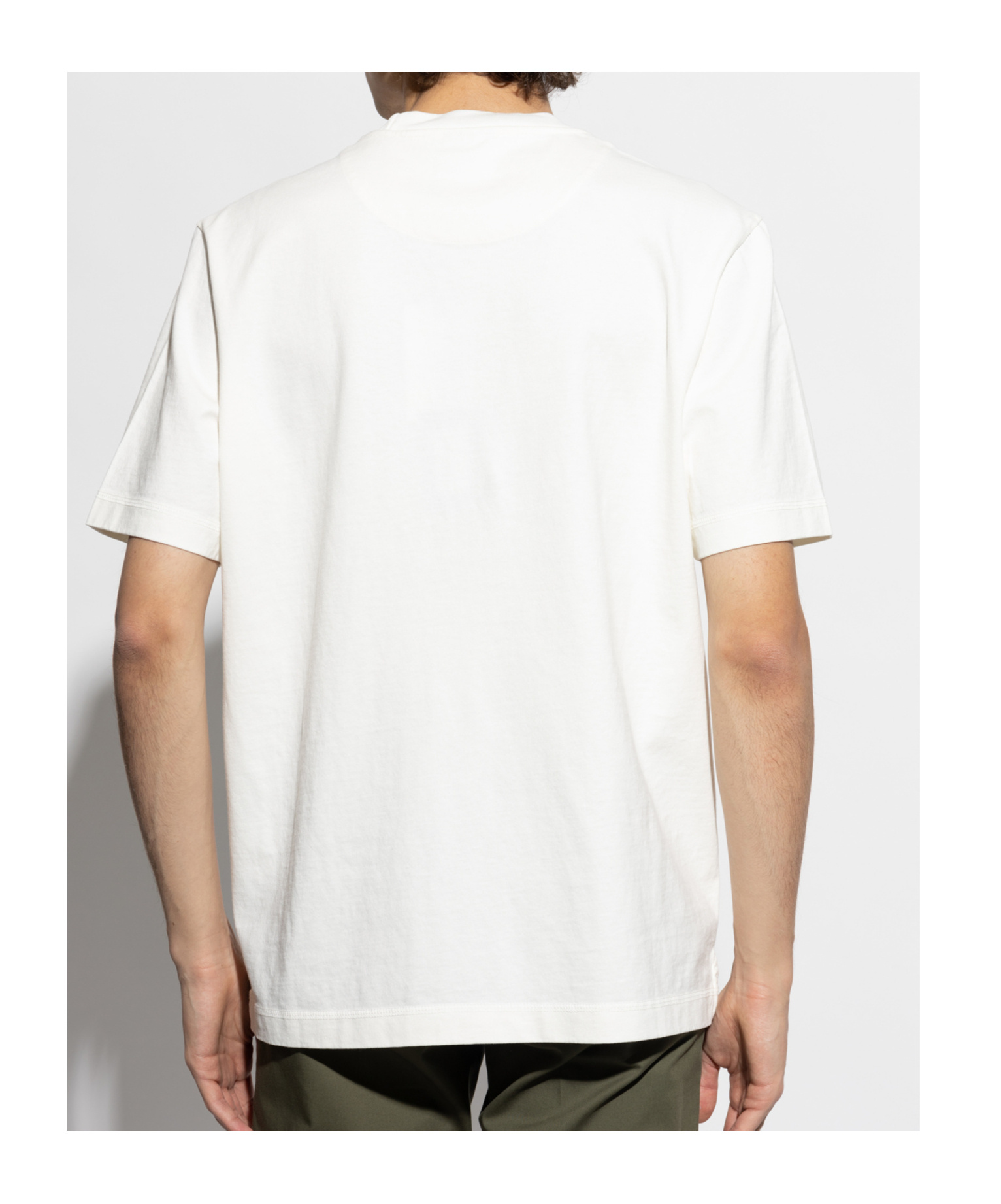 Shop Ps By Paul Smith Wheels-print T-shirt In White
