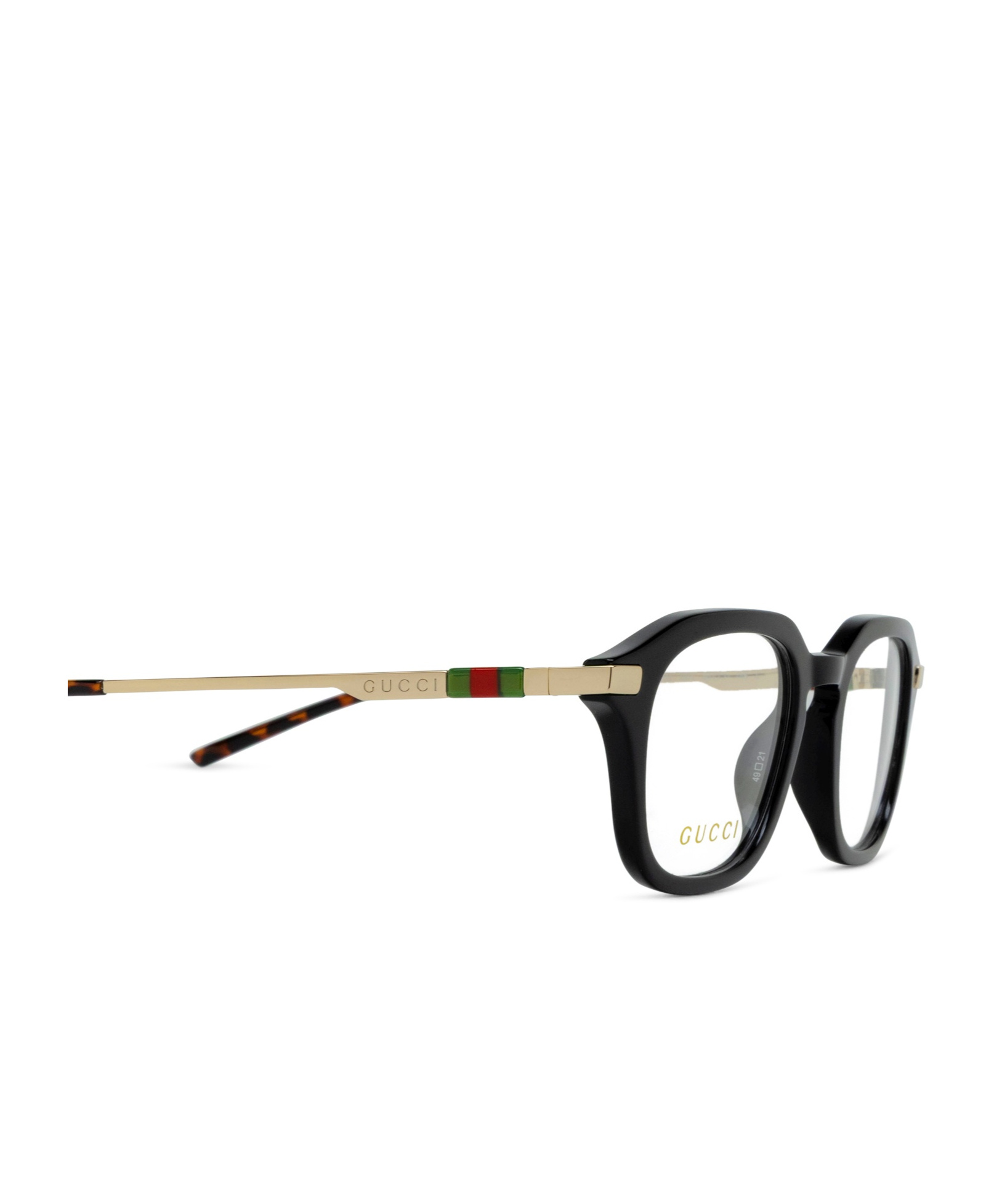 Gucci Eyewear Square Frame Glasses In Black