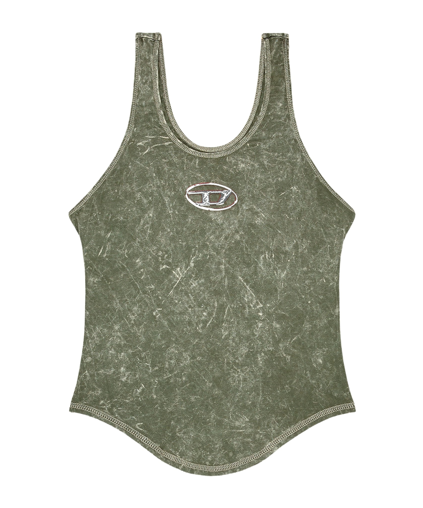 DIESEL T-AVENA DENIM TANK TOP