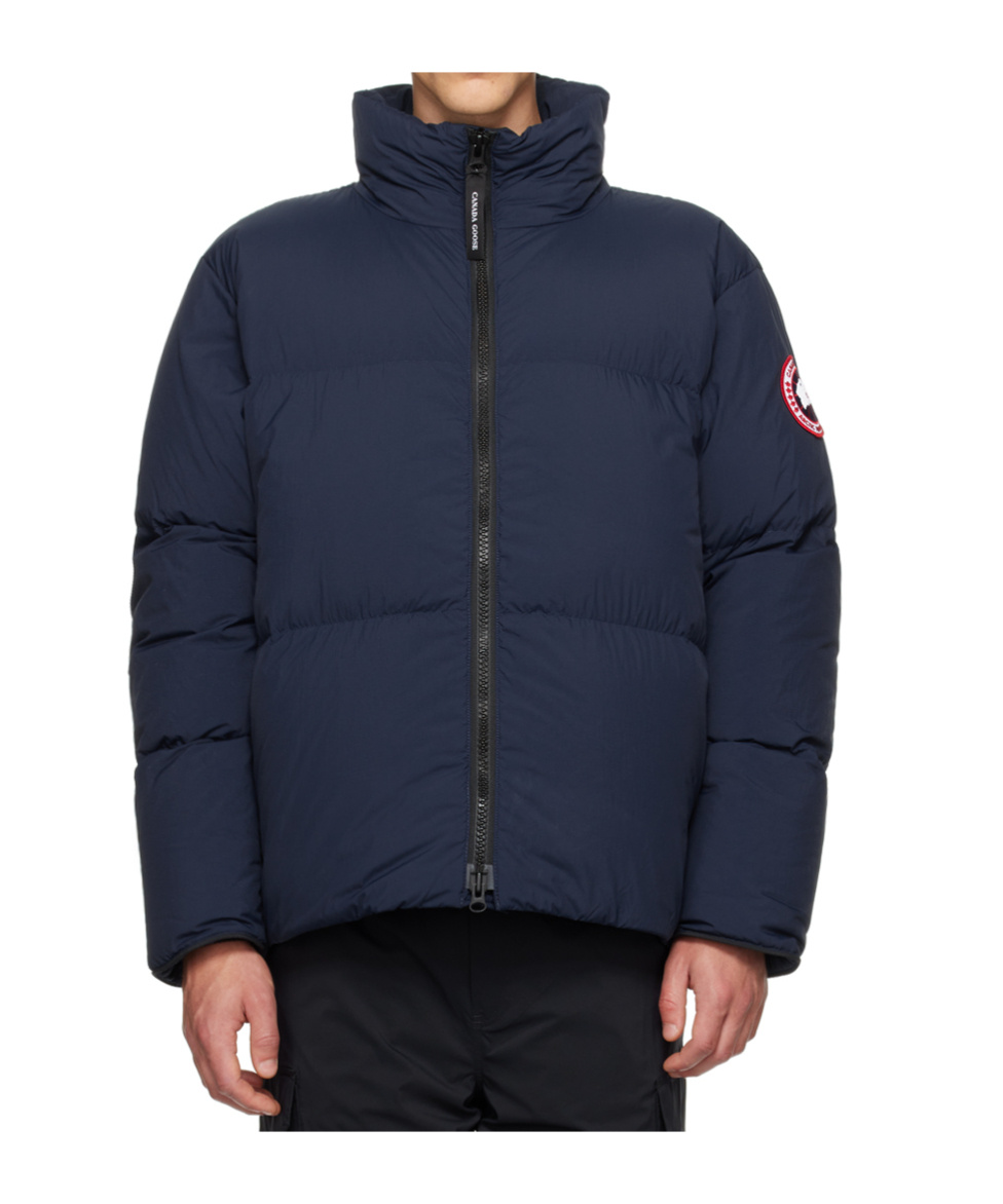 Canada Goose Lodge Quilted Ripstop Down Jacket In Black