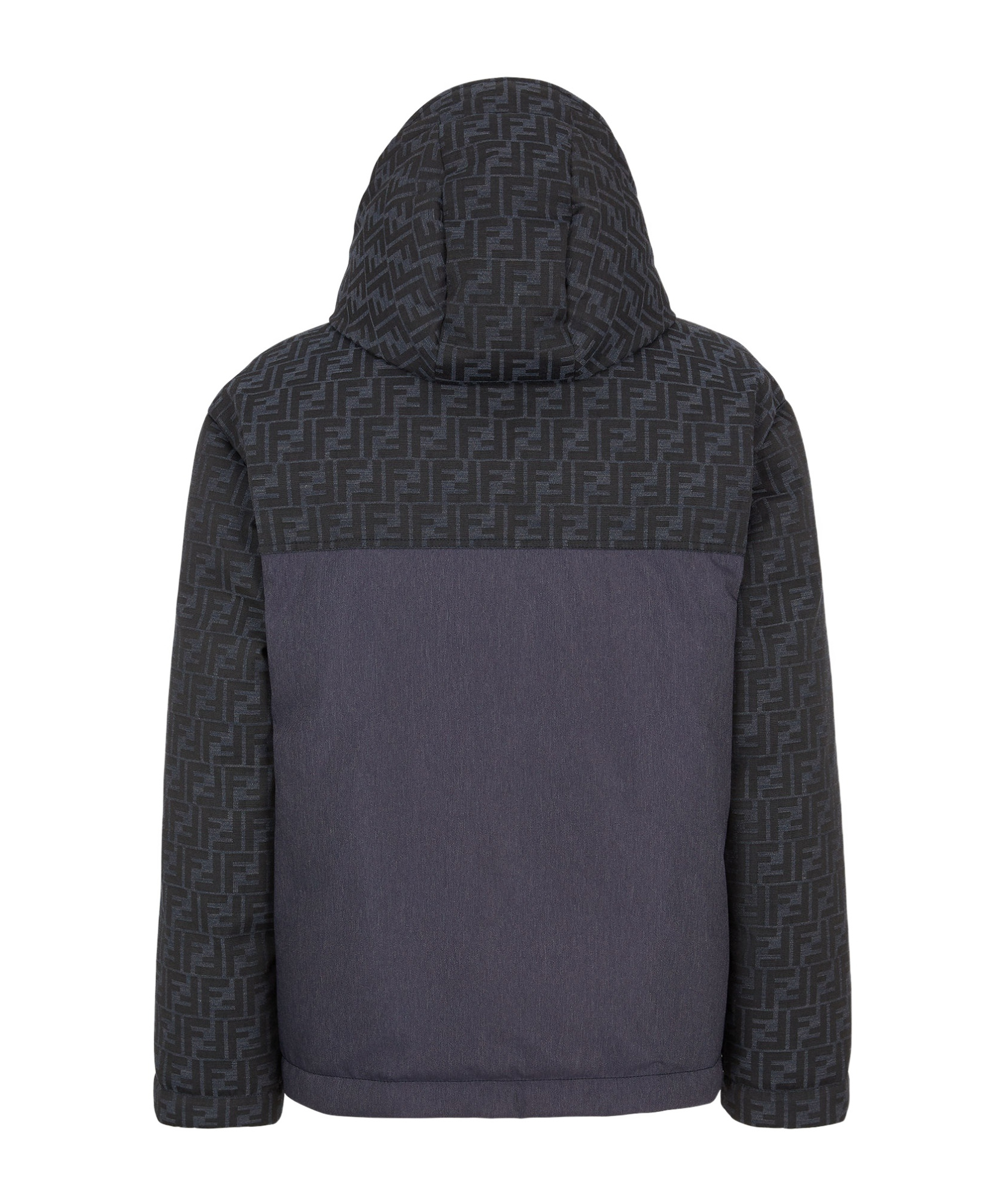 Fendi High Tie Hat Ski Cotton Suit In Black