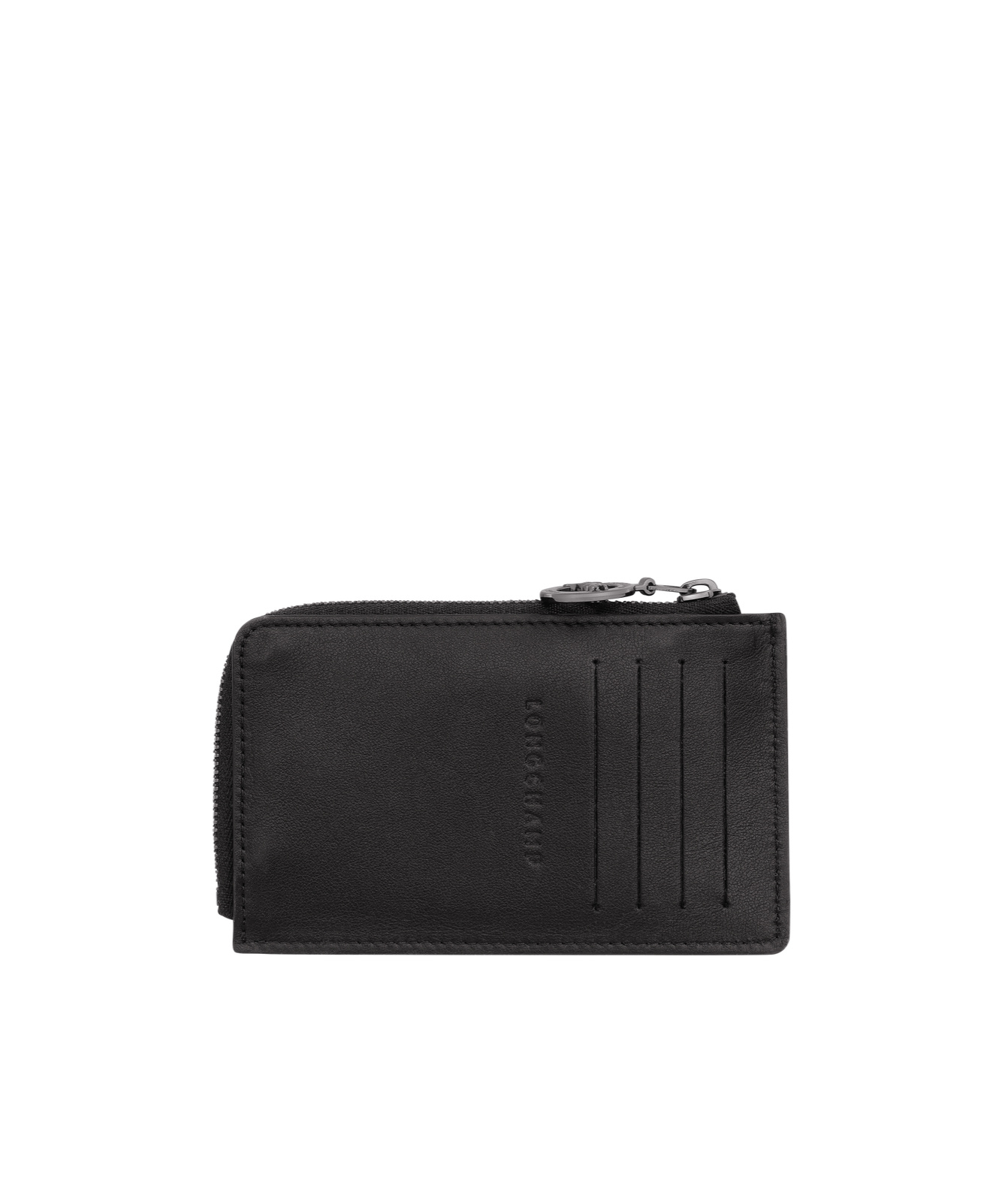 Longchamp The Xtra Card Holder Folding In Black