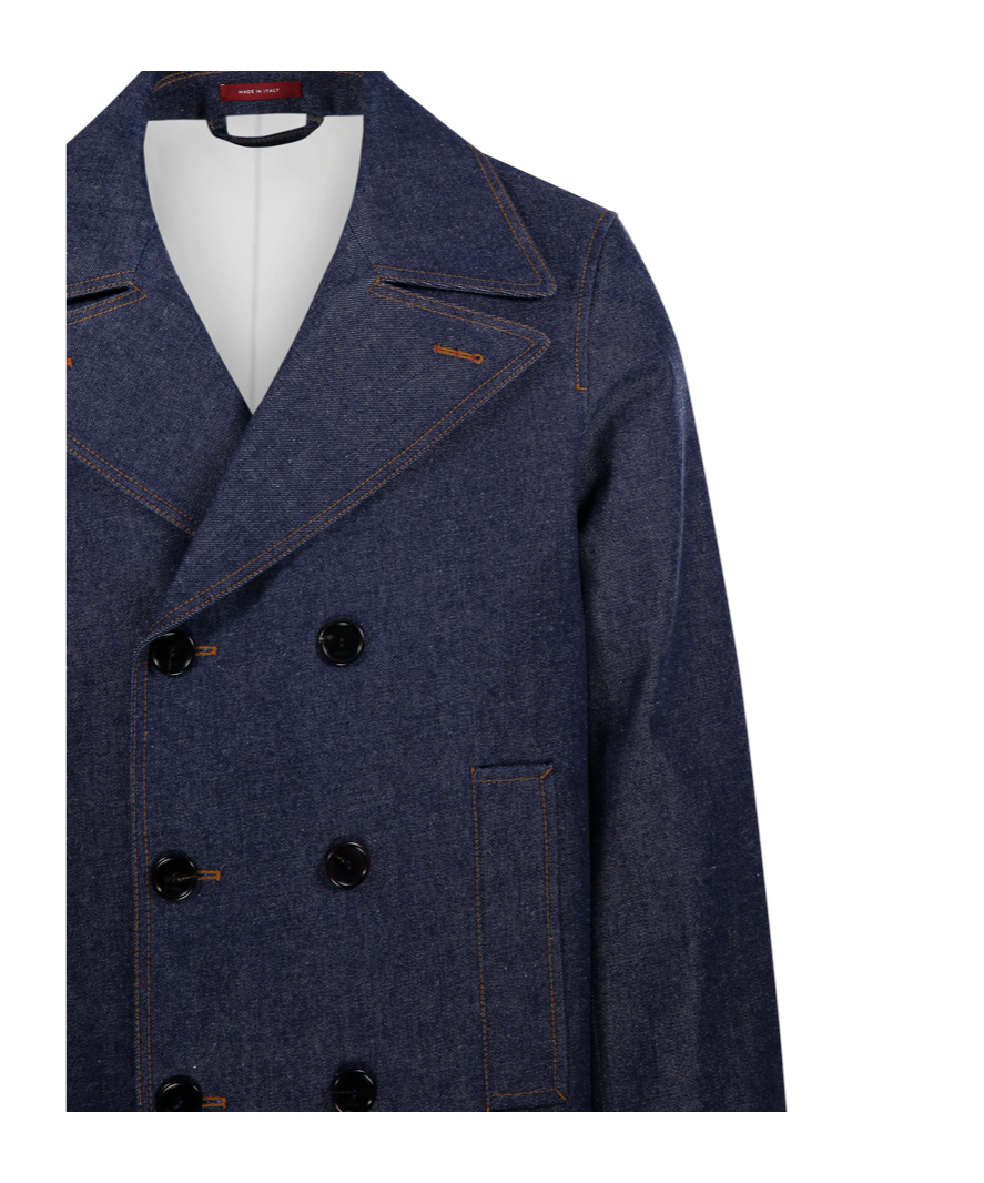 Gucci Denim Blazer In Blue
