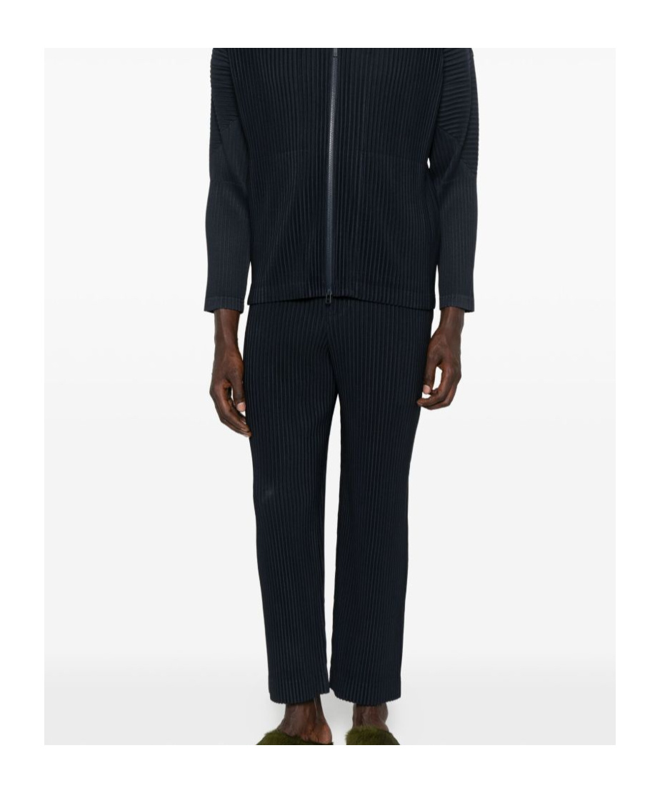 Issey Miyake Homme Plissé  Basics Trousers Clothing In Black