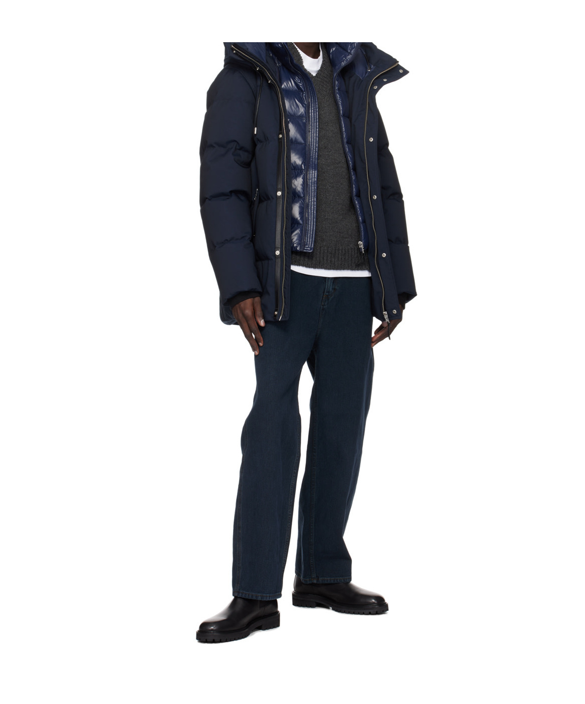 MACKAGE LOGO-PATCH ZIP-UP PADDED COAT 