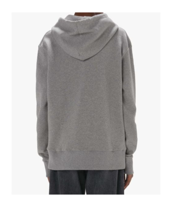 Jw Anderson Grey Cat Print Hoodie In Gray