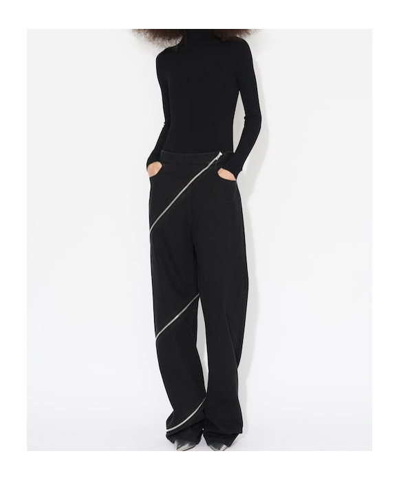 Alaïa Ribbed Turtleneck Bodysuit In Black