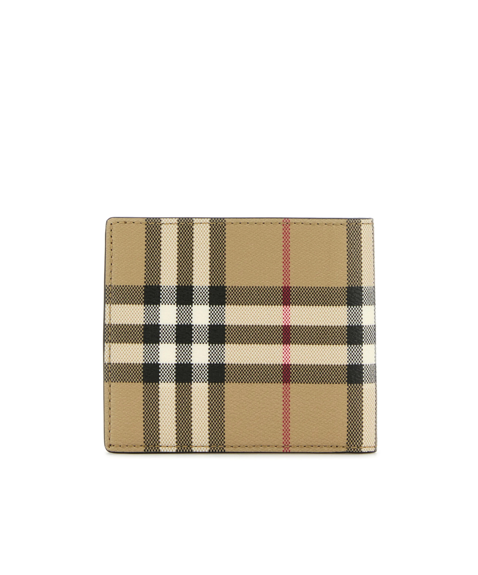 Burberry All-over Check Printed Bi-fold Wallet