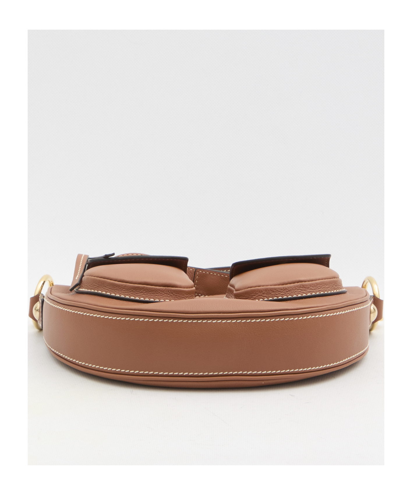 Celine Zip-open Shoulder Bag In Brown