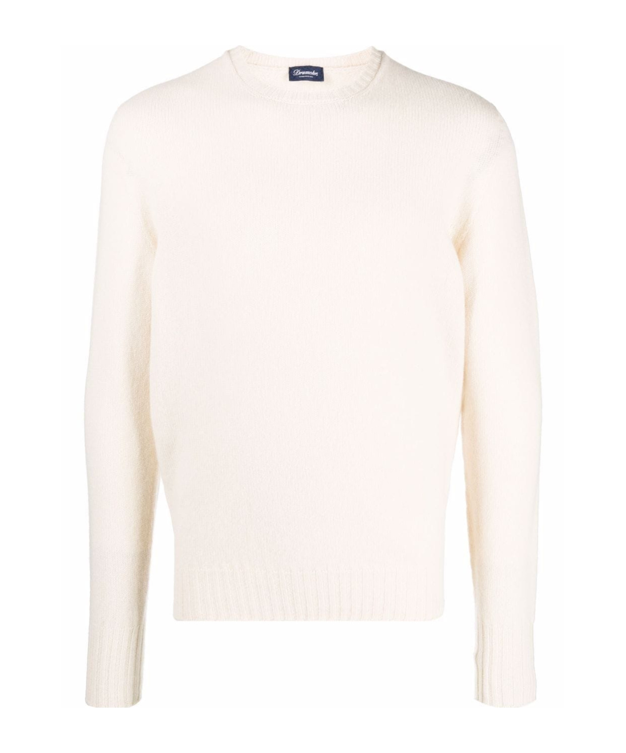 Drumohr Long-sleeve Knitted Jumper In White