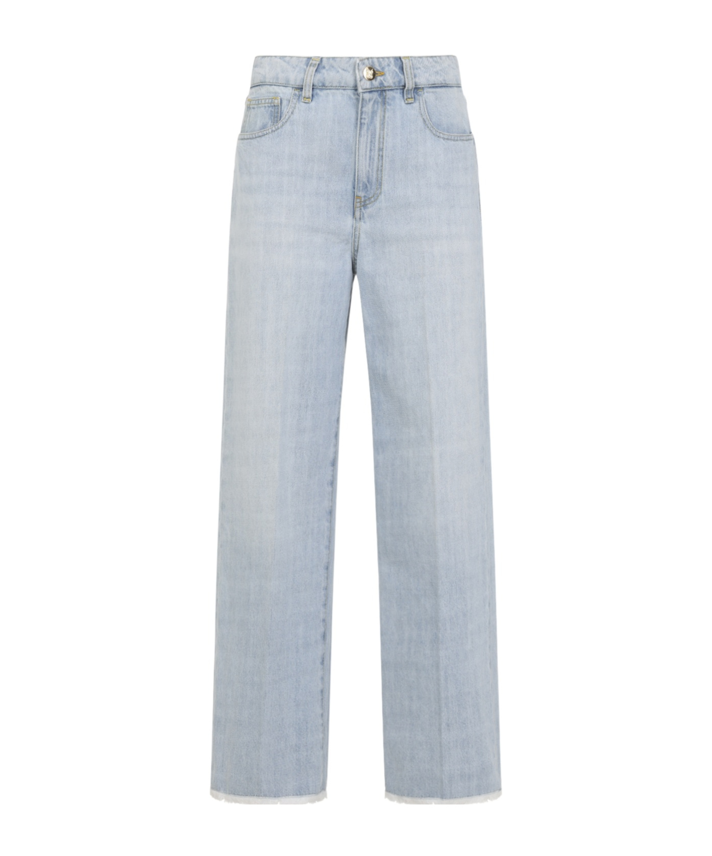 Giambattista Valli Cotton Jeans In Blue