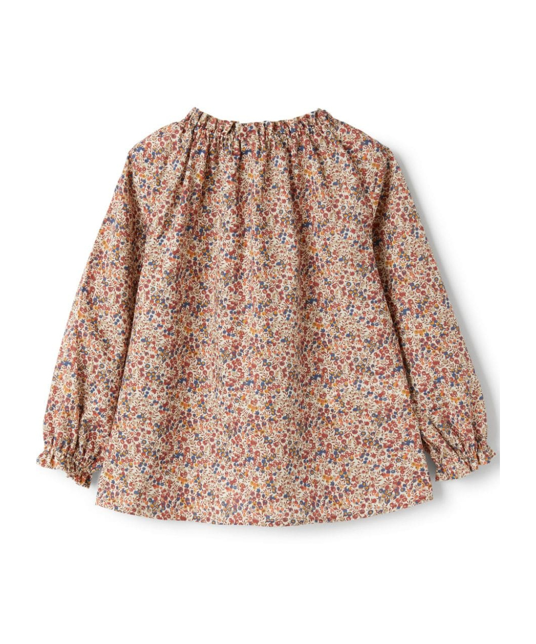 Il Gufo Floral-print Blouse In Nude