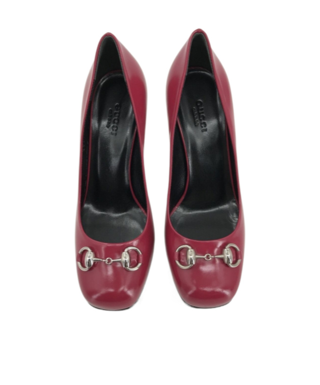 Gucci Thick Heels In Red