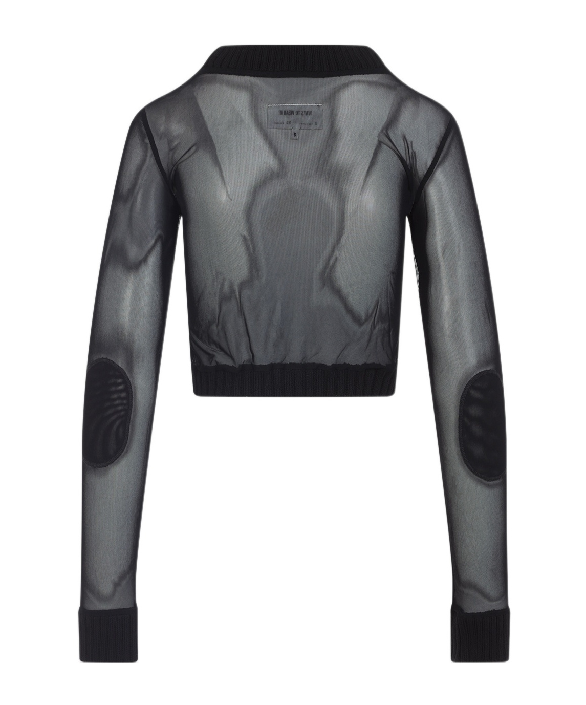 Mm6 Maison Margiela Mm6 By Maison Margiela Black Long Sleeves Top In Black