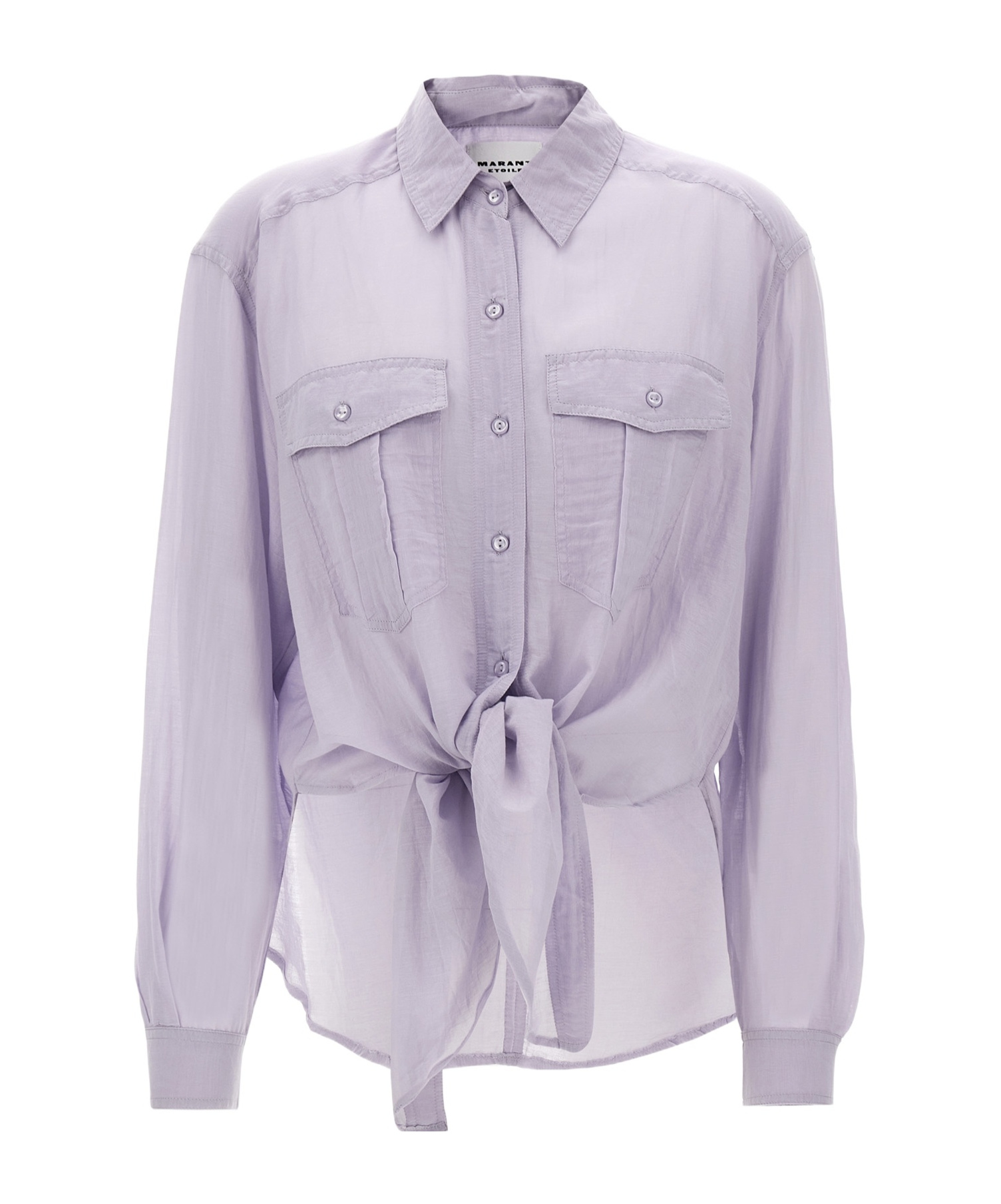 Isabel Marant Étoile Long-sleeved Shirt In Purple