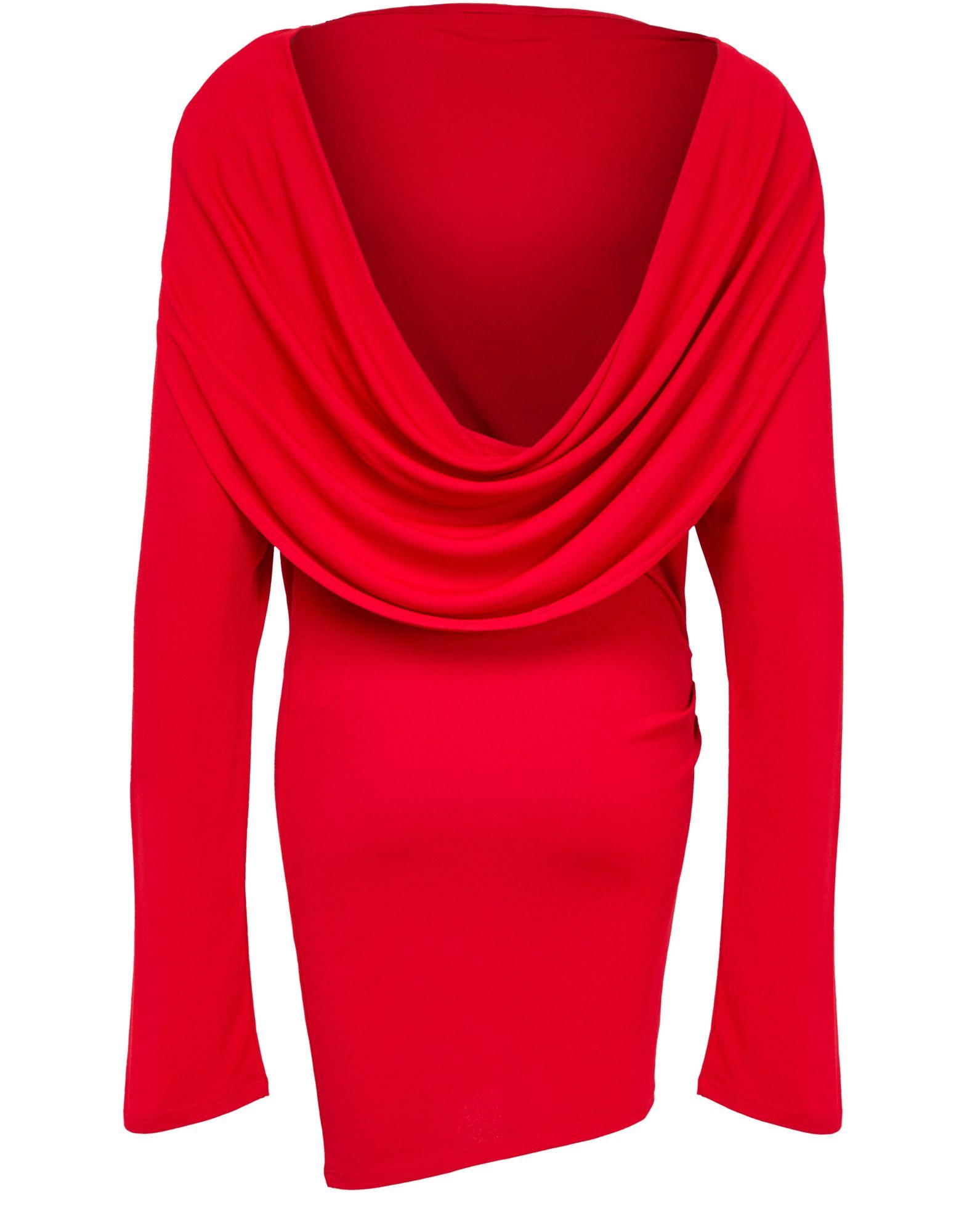 Jacquemus Asymmetric Hem Cruise Dress In Red