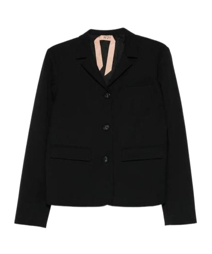 N°21 Buttoned Jacket In Black