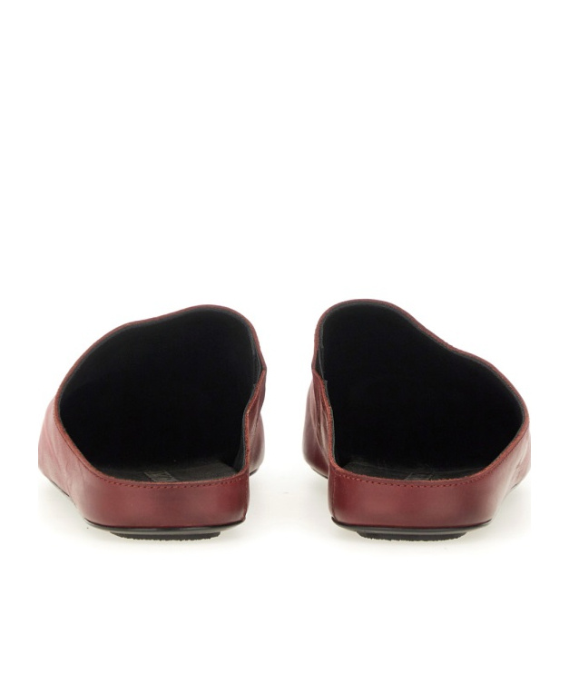 Shop Uma Wang Flat Muller Shoes In Red