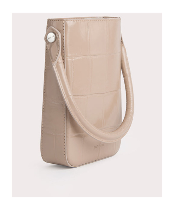 BY FAR BY FAR EMBOSSED CLUTCH BAG
