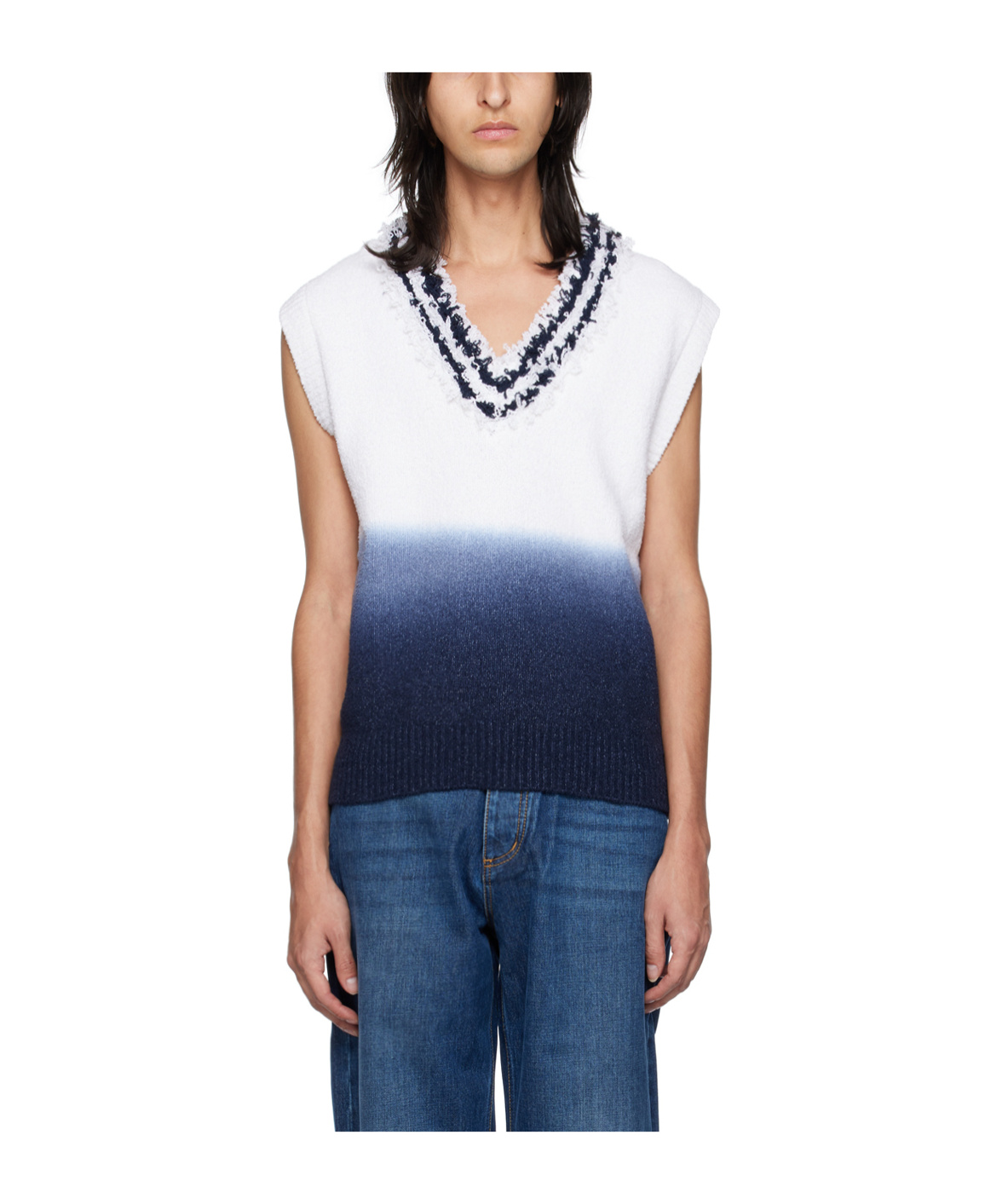 Eytys V-neck Sleeveless Sweater In Multicolor