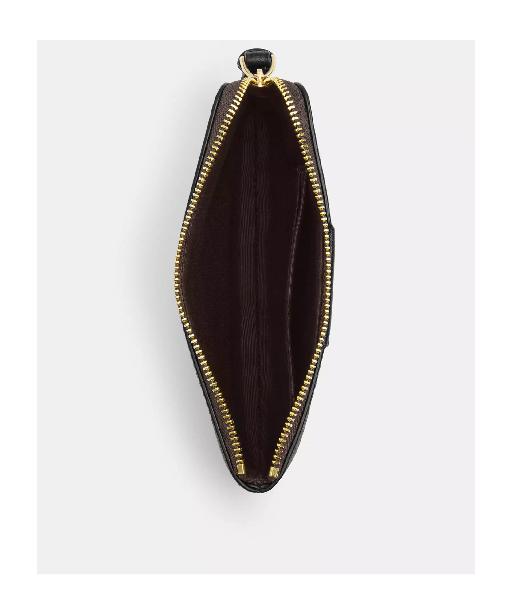 Shop Coach Zippered Clutch In Black
