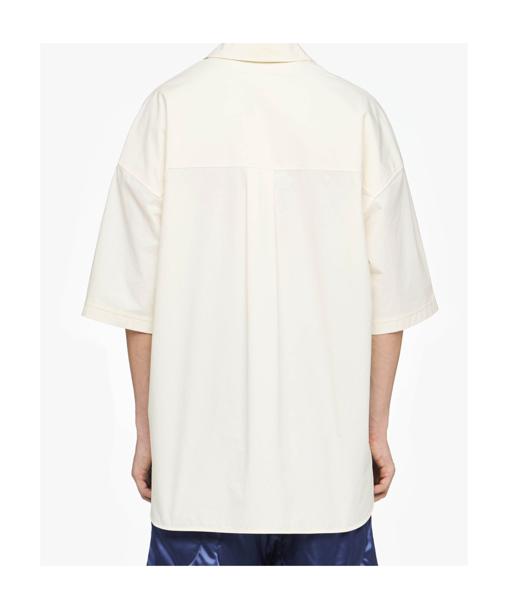 Jw Anderson Quilted Pocket Polo Top In White
