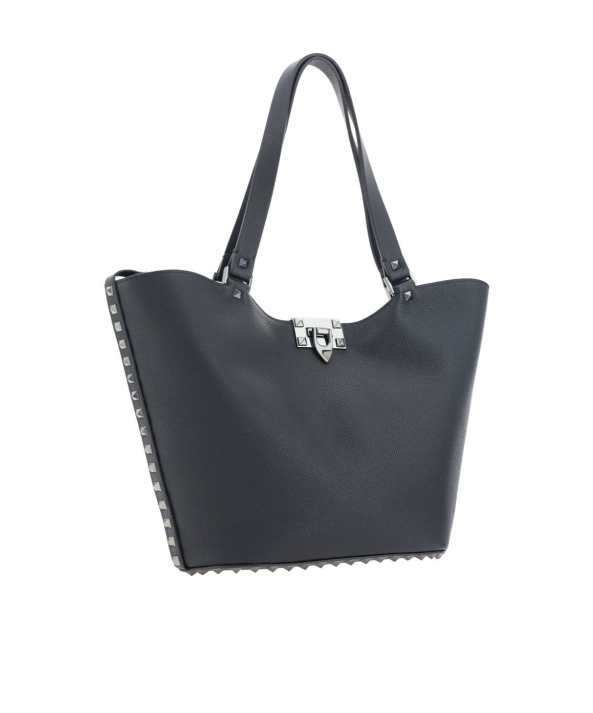 Valentino Shoulder Bag With Studded Detailing And Metal Hardware In No