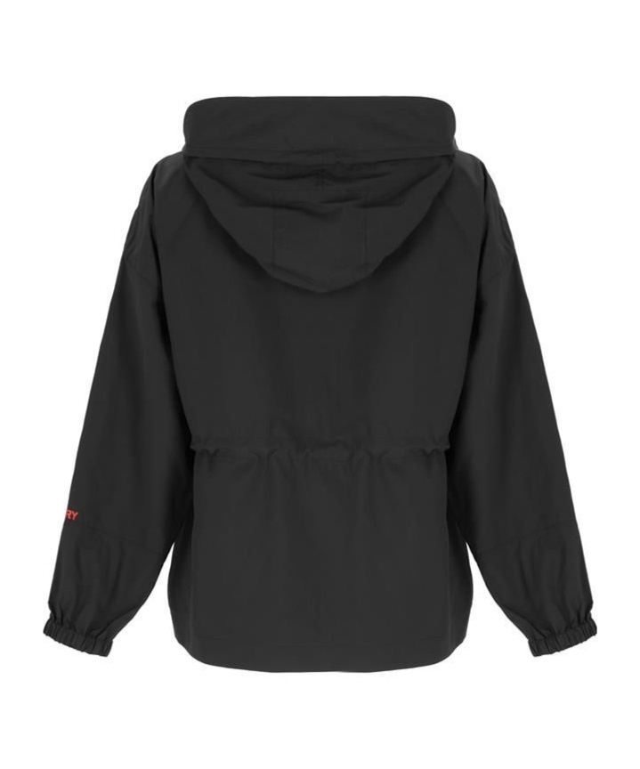 Burberry Drawstring Windproof Jacket In Black