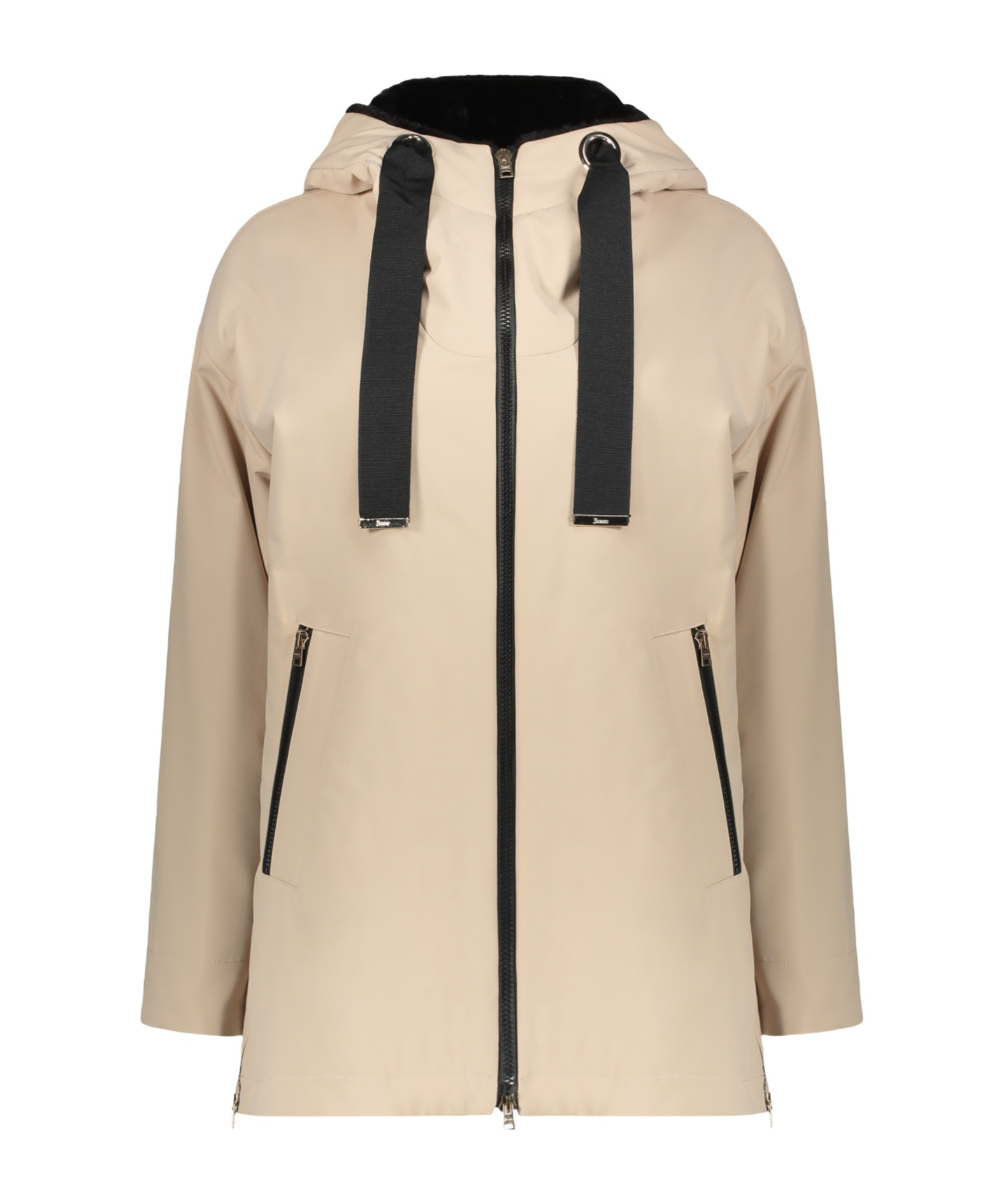 Herno City Life Hooded Padded Jacket In Brown