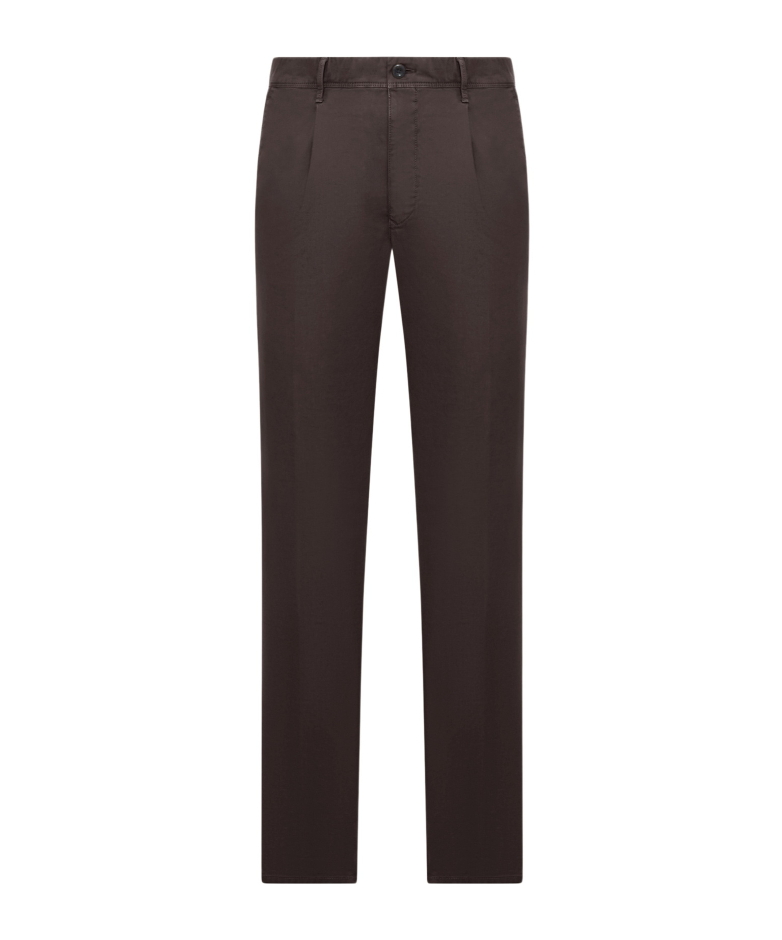 Incotex Pleated-front Trousers In Brown