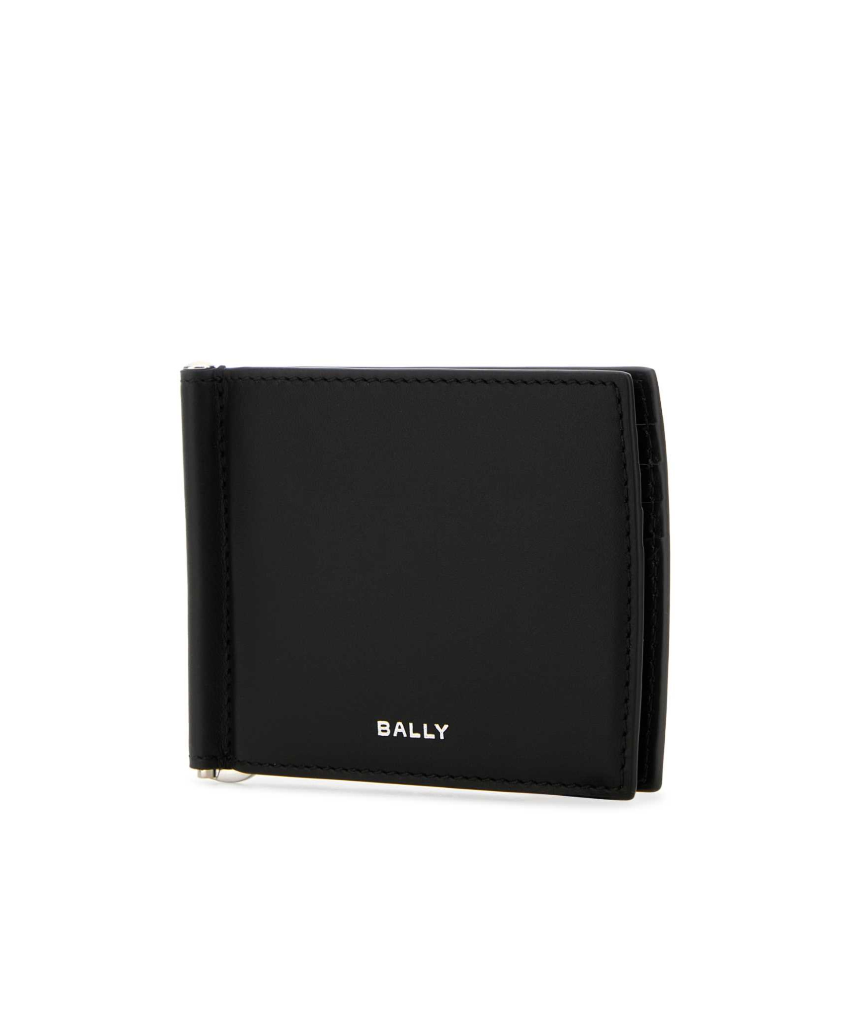 Shop Bally Bi-fold Card Holder In Black