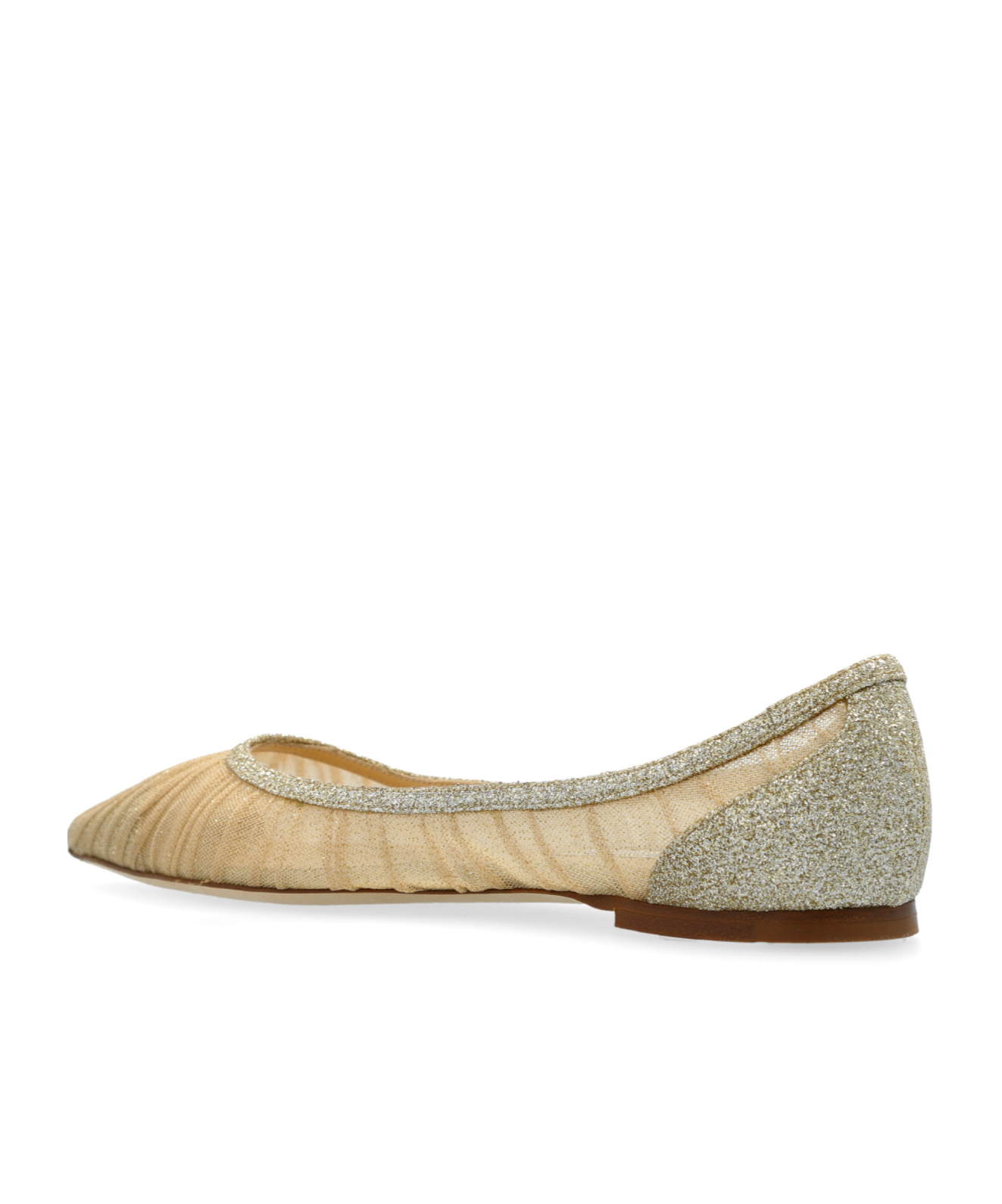 Jimmy Choo Love Ballerina Shoes In Nude
