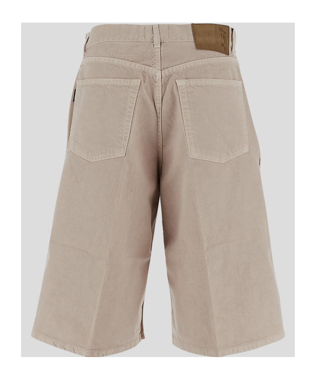 Haikure Denim Shorts With Belt Loops