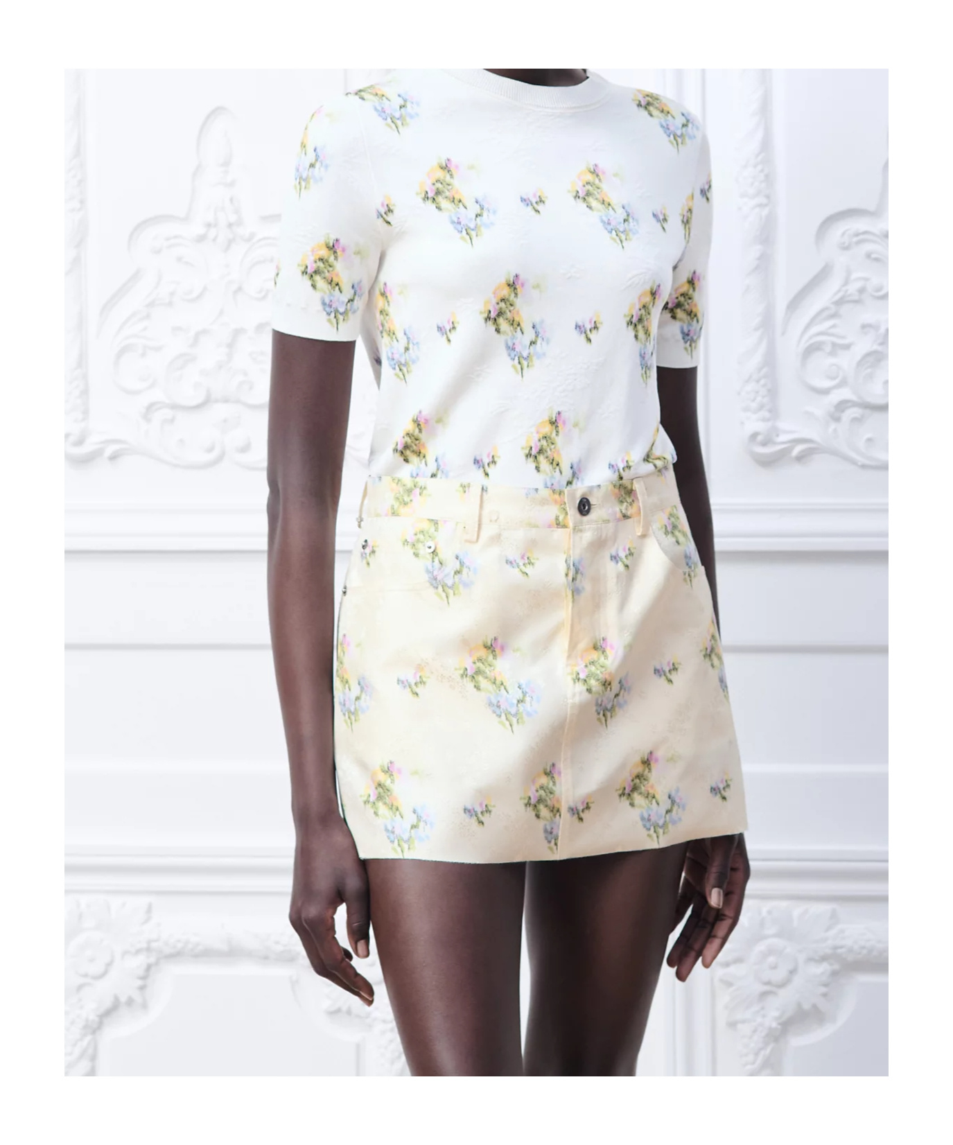 Dior Miniskirt In White