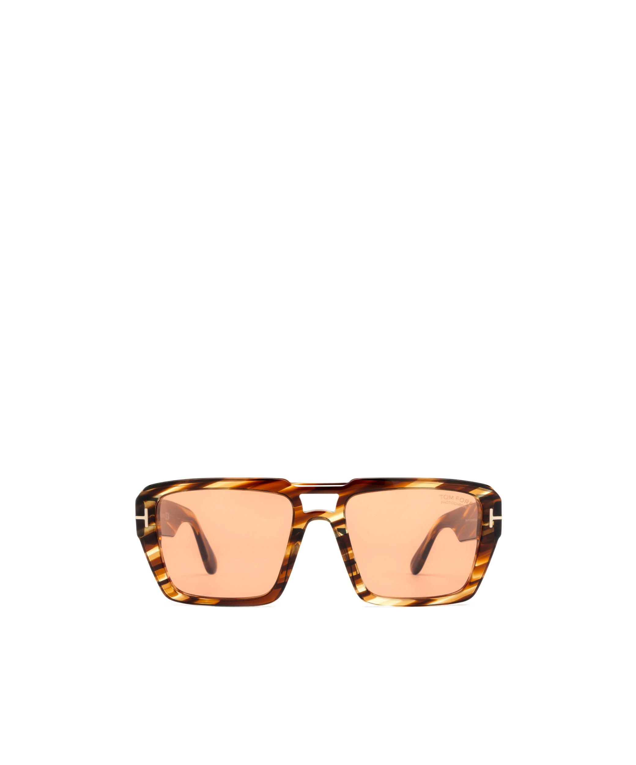 Tom Ford Redford Square Frame Sunglasses In Nude